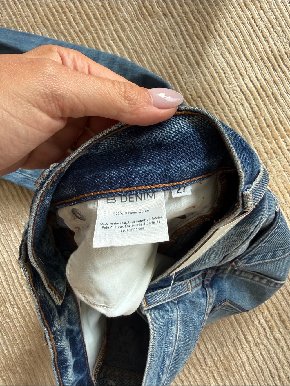 EB Denim Straight Leg Jeans - Picture 8 of 9